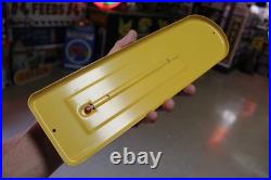 RARE 1950s JOHN DEERE GMC TRUCKS ROCHELLE IL. METAL THERMOMETER SIGN TRACTOR