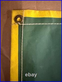 RARE AUTHENTIC VINTAGE JOHN DEERE BALERS BANNER SIGN 1960s Approx. 10' x 3
