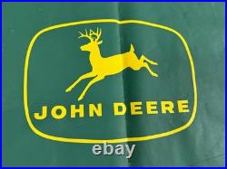 RARE AUTHENTIC VINTAGE JOHN DEERE BALERS BANNER SIGN 1960s Approx. 10' x 3