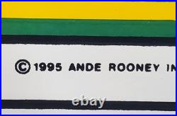 RARE John Deere Tractor Porcelain Signs Ande Rooney Advertising Vtg 1995 & 2000