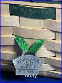 RARE Longaberger 2006 John Deere Fest Basket Signed by Tami Longaberger
