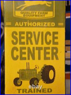 RARE VINTAGE JOHN DEERE FARM IMPLEMENT 4 LEG DEAR 8 Porcelain Metal Sign RARE VINTAGE JOHN DEERE FARM IMPLEMENT 4 LEG DEAR 8 Porcelain Metal Sign