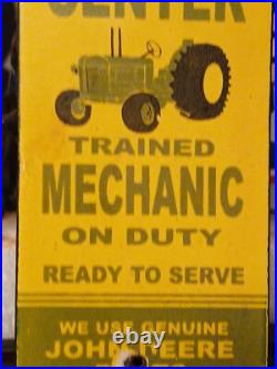 RARE VINTAGE JOHN DEERE FARM IMPLEMENT 4 LEG DEAR 8 Porcelain Metal Sign RARE VINTAGE JOHN DEERE FARM IMPLEMENT 4 LEG DEAR 8 Porcelain Metal Sign