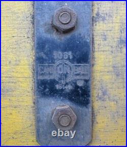RARE Vintage Starline Cannonball Barn Door Roller Hanger Dealer Ad Display Sign
