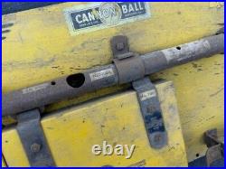 RARE Vintage Starline Cannonball Barn Door Roller Hanger Dealer Ad Display Sign