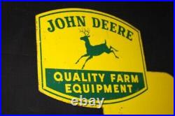 Rare 40's, 50's, 60's Vintage John Deere Dealership Road Entrance signs