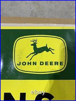 Rare John Deere Dealership Advertising Sign Ahrens Implement Story City IA Decal