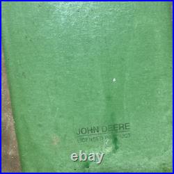 Rare John Deere Thermometer Faux Wood Green & Yellow Works Large 29 Tall