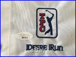 Rare Jordan Spieth Signed 2015 John Deere Classic Flag, JSA/LOA