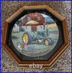 Rare Limited Edition John Deere Collector's Plate No. 1, Signed By Neal Anderson