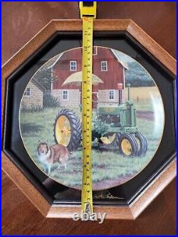 Rare Limited Edition John Deere Collector's Plate No. 1, Signed By Neal Anderson