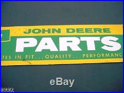 Rare Old Original John Dealer Parts Dealer Sign