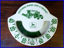 Rare Vintage John Deere Thermometer Tractor Machinery Accurate Works Great