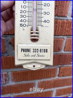 Rare Vintage John Deere Tractor Greenville Mississippi Delta Thermometer Sign Ms