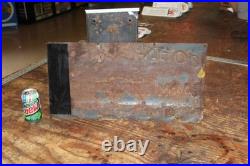 SCARCE 1930s JOHN DEERE DANE MADISON WISCONSIN EMBOSSED PAINTED TIN TACKER SIGN