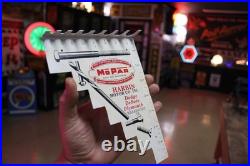 SCARCE 1950s CHRYSLER MOPAR BOLT DRILL GAUGE PAINTED METAL DEALER PROMO SIGN