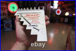 SCARCE 1950s CHRYSLER MOPAR BOLT DRILL GAUGE PAINTED METAL DEALER PROMO SIGN