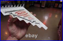 SCARCE 1950s CHRYSLER MOPAR BOLT DRILL GAUGE PAINTED METAL DEALER PROMO SIGN