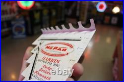 SCARCE 1950s CHRYSLER MOPAR BOLT DRILL GAUGE PAINTED METAL DEALER PROMO SIGN