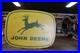 SCARCE_1950s_JOHN_DEERE_4_LEG_PAINTED_METAL_DEALER_SIGN_FARM_TRACTOR_CORN_BARN_01_iczq