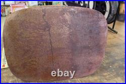 SCARCE 1950s JOHN DEERE 4-LEG PAINTED METAL DEALER SIGN FARM TRACTOR CORN BARN