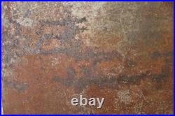 SCARCE 1950s JOHN DEERE FERTILIZER PAINTED METAL DEALER SIGN FARM TRACTOR CORN