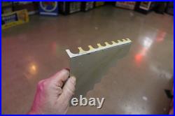 SCARCE 1950s OLIVER IOWA BOLT DRILL GAUGE PAINTED METAL DEALER PROMO SIGN