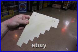 SCARCE 1950s OLIVER IOWA BOLT DRILL GAUGE PAINTED METAL DEALER PROMO SIGN
