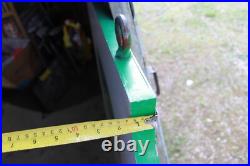 SCARCE 1960s JOHN DEERE LAWN GARDEN EQUIPMENT 2-SIDED METAL DEALER SIGN FARM