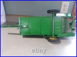 Scale Models John Deere Die Cast Metal Manure Spreeder Ertl- Signed
