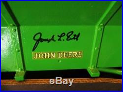 Scale Models John Deere Flare Wagon 1/8 Scale Diecast Signed by Joseph L Ertl