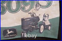 Scarce 1965 John Deere Pedal Tractor Erle Toy For Boys Dealer Paper Banner Sign