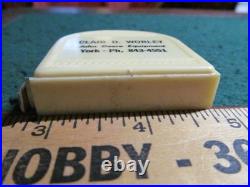 Scarce Clair D Worley John Deere Equipment Dealer Plastic 6' Tapemeasure York Pa