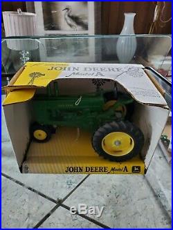 Signed Joe Ertl John John Deere diecast Beckman high school tractor. #1181