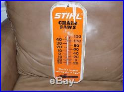 Stihl Chain Saws Metal Thermometer