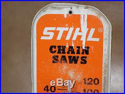 Stihl Chain Saws Metal Thermometer