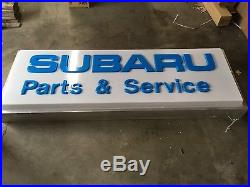 Subaru Lighted Dealership Sign