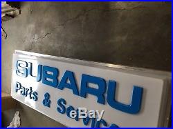 Subaru Lighted Dealership Sign
