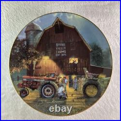 THE REMATCH Plate Dave Barnhouse Remembers #3 Signed on Front RARE John Deere