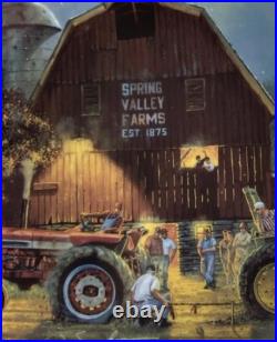 THE REMATCH Plate Dave Barnhouse Remembers #3 Signed on Front RARE John Deere