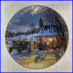 THE WARMTH OF HOME Plate Dave Barnhouse Remembers Signed Front RARE John Deere