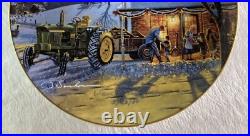 THE WARMTH OF HOME Plate Dave Barnhouse Remembers Signed Front RARE John Deere