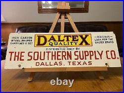 The Southern Supply Co. Porcelain Sign John Deere Oliver Caterpillar Tractor
