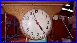 UNADILLA Doweled SILOS Keep Ensilage Prime New York 1930's Clock & Sign RARE NR