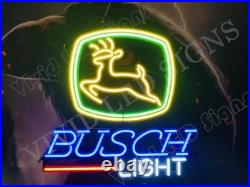 US STOCK John Deere Farm Corn Beer 24x20 Vivid LED Neon Sign Light With Dimmer