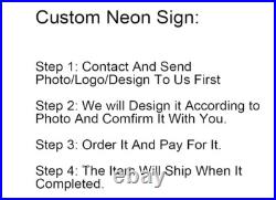US STOCK New Farm Tractor Equipment LED Neon Sign Light With Dimmer Hanging 30