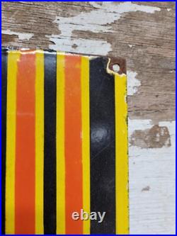VINTAGE 1940s JOHN DEERE PORCELAIN SIGN 4Ft FARMING TRACTOR FARM EQUIPMENT SALES