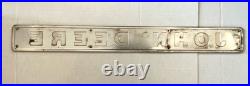 VINTAGE JOHN DEERE METAL ADVERTISING EMBLEM SIGN FOR A JOHN DEERE TRACTOR-4x36