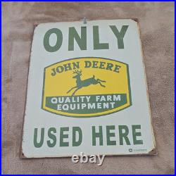 VINTAGE JOHN DEERE Only Used Here MADE IN U. S. A