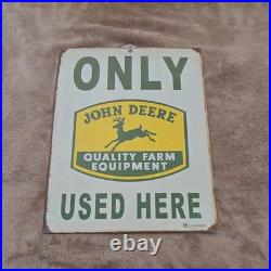 VINTAGE JOHN DEERE Only Used Here MADE IN U. S. A